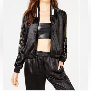 Juicy Couture satin bomber NWT And Pants NWT! Size: M Set